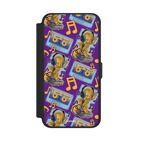 Apple iPhone 12 Pro Max NIVOflip Groot Comic Headphones Guardians of the Galaxy
