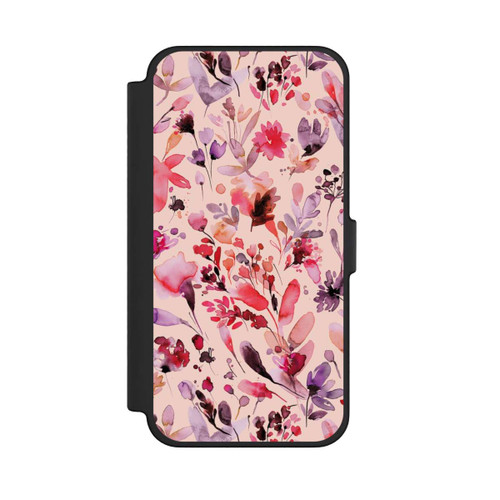Apple iPhone 12 Pro Max NIVOflip Künstlerische Blumen Viva Magenta