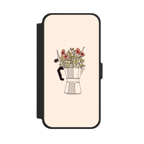 Apple iPhone 12 Pro Max NIVOflip Fleurs Moka