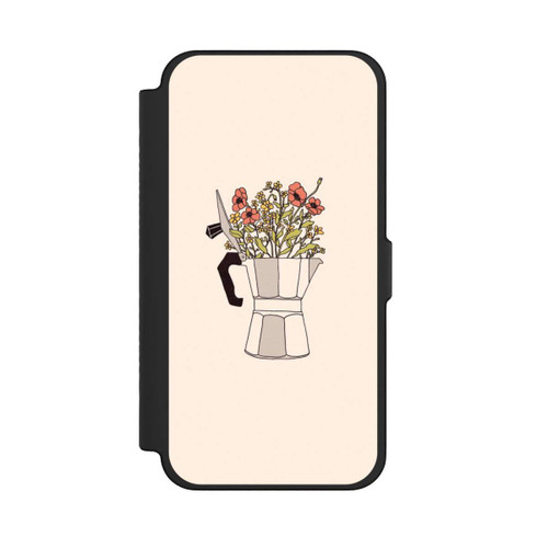 Apple iPhone 12 Pro Max NIVOflip Moka Blumen