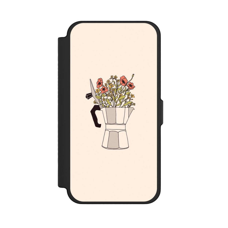 iPhone 12 Pro Max NIVOflip Fleurs Moka