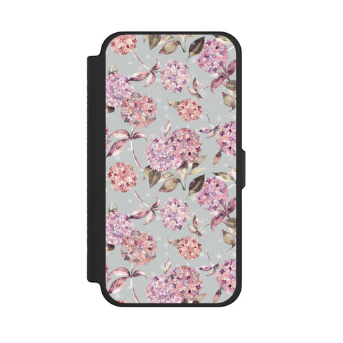 Apple iPhone 12 Pro Max NIVOflip Pastel Magic Hydrangea Floral Watercolor Pink