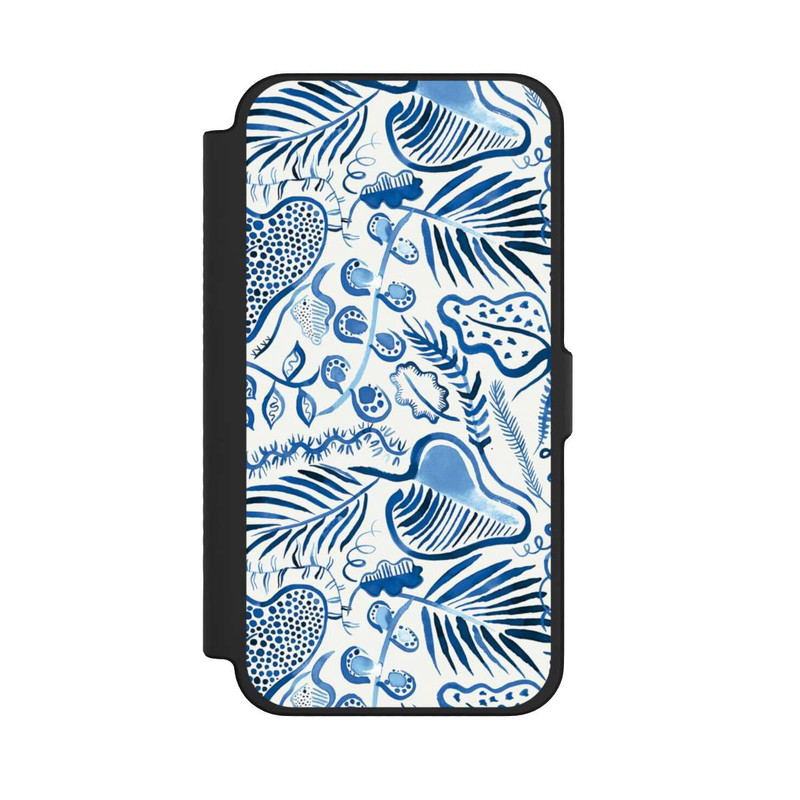 iPhone 12 Pro Max NIVOflip Tropical Forest Leaves Blue