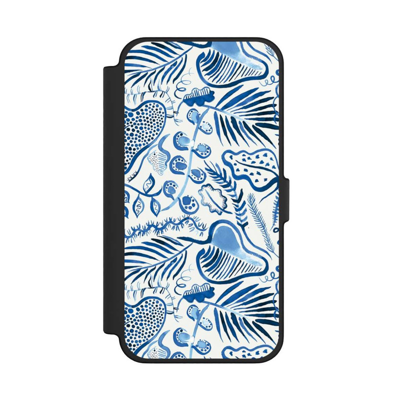 iPhone 12 Pro Max NIVOflip Tropical Forest Leaves Blue