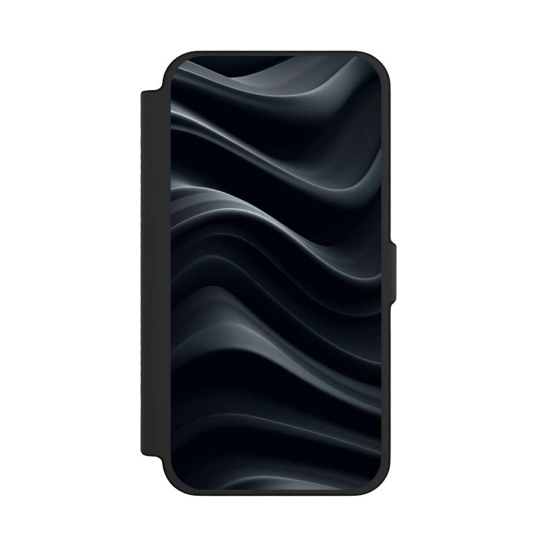 iPhone 12 Pro Max NIVOflip Black Waves Texture