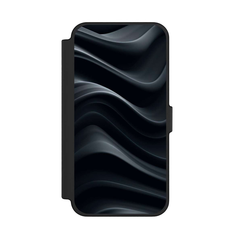 iPhone 12 Pro Max NIVOflip Black Waves Texture