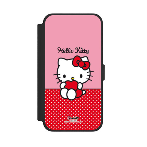 Apple iPhone 12 Pro Max NIVOflip Hello Kitty sitzend mit Herz