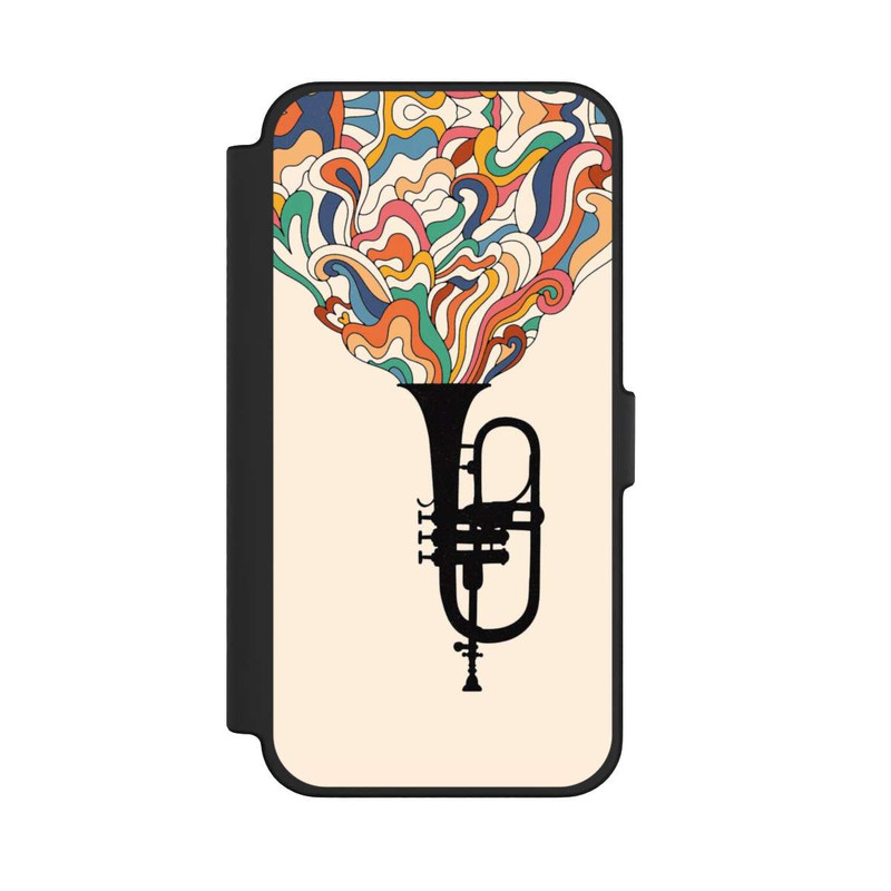 iPhone 12 Pro Max NIVOflip Flügelhorn Jazz bunt