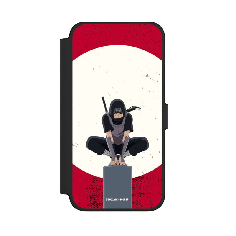 iPhone 12 Pro Max NIVOflip Symbole Itachi Uchiha fond rouge