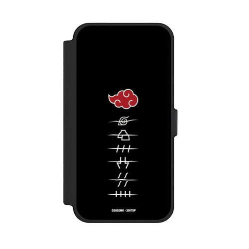 Apple iPhone 12 Pro Max NIVOflip Symboles des membres de l'Akatsuki noirs