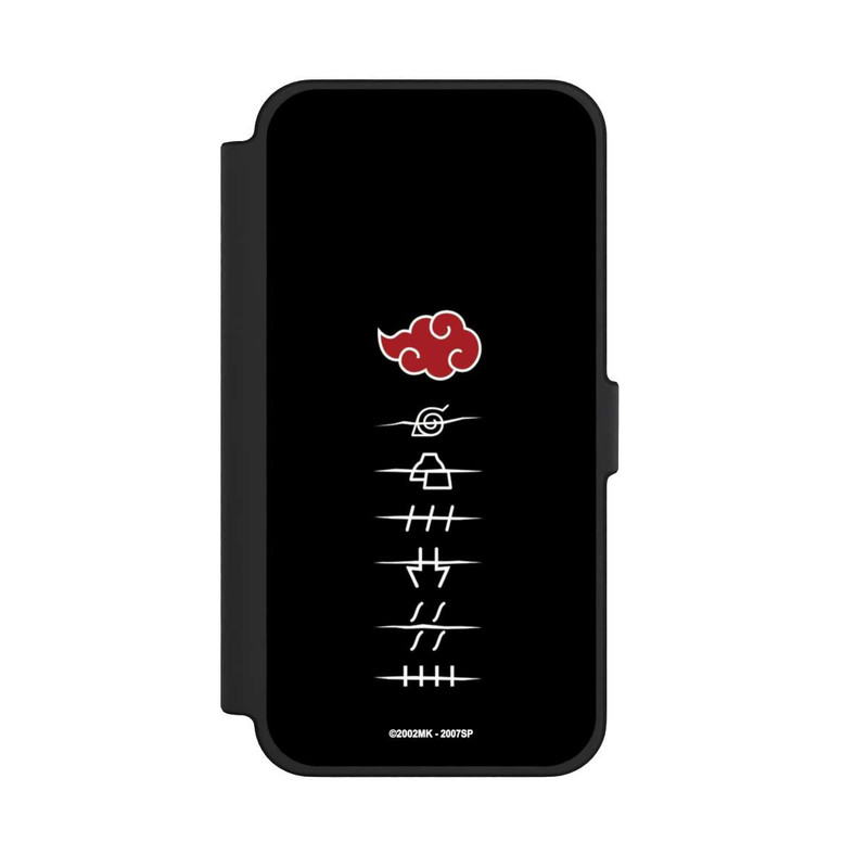 iPhone 12 Pro Max NIVOflip Akatsuki Mitgliedssymbole Schwarz