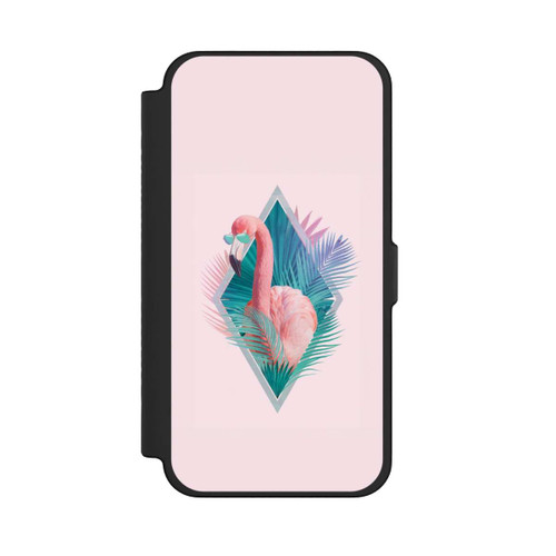 Apple iPhone 12 Pro Max NIVOflip Tropical Leaves Flamingo