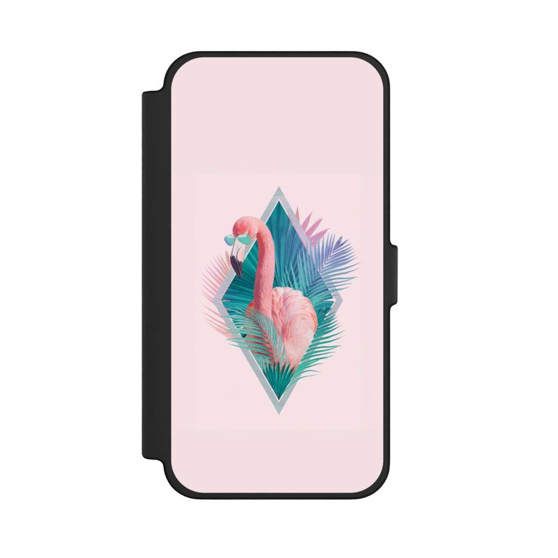 iPhone 12 Pro Max NIVOflip Tropical Leaves Flamingo