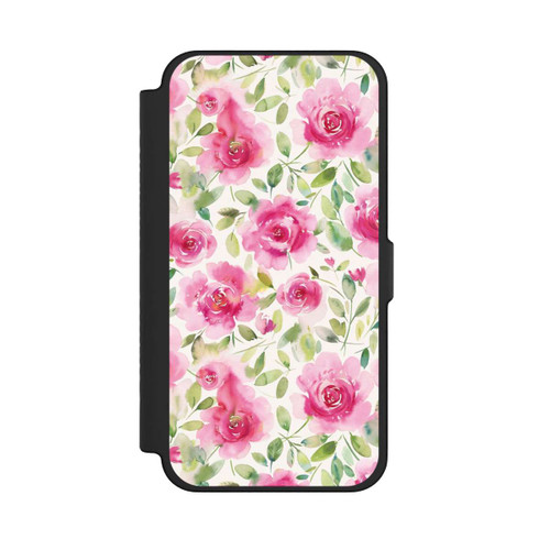 Apple iPhone 12 Pro Max NIVOflip Aquarell Frische Rosen