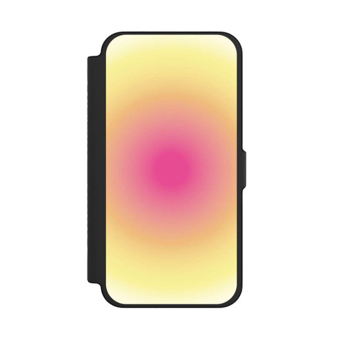 Apple iPhone 12 Pro Max NIVOflip Aura yellow pink circle