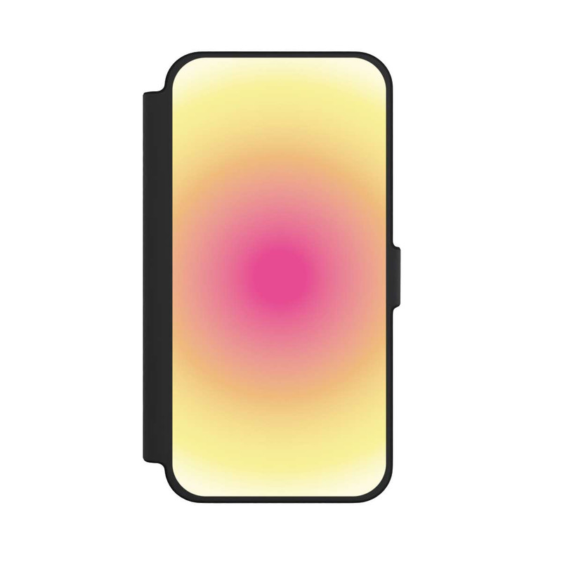iPhone 12 Pro Max NIVOflip Aura Gelb Pink Kreis