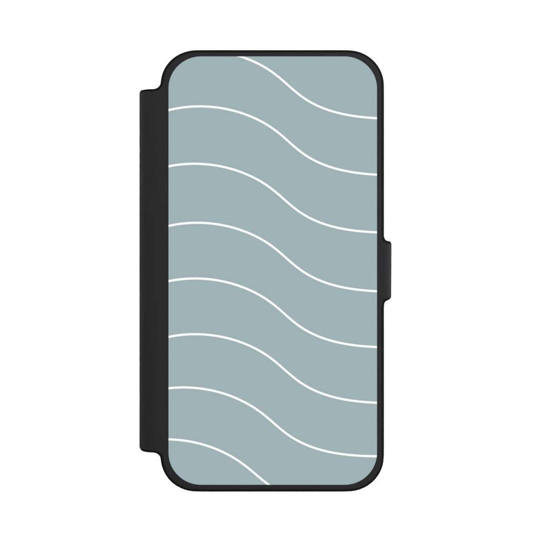 iPhone 12 Pro Max NIVOflip Trendy Lines White Green