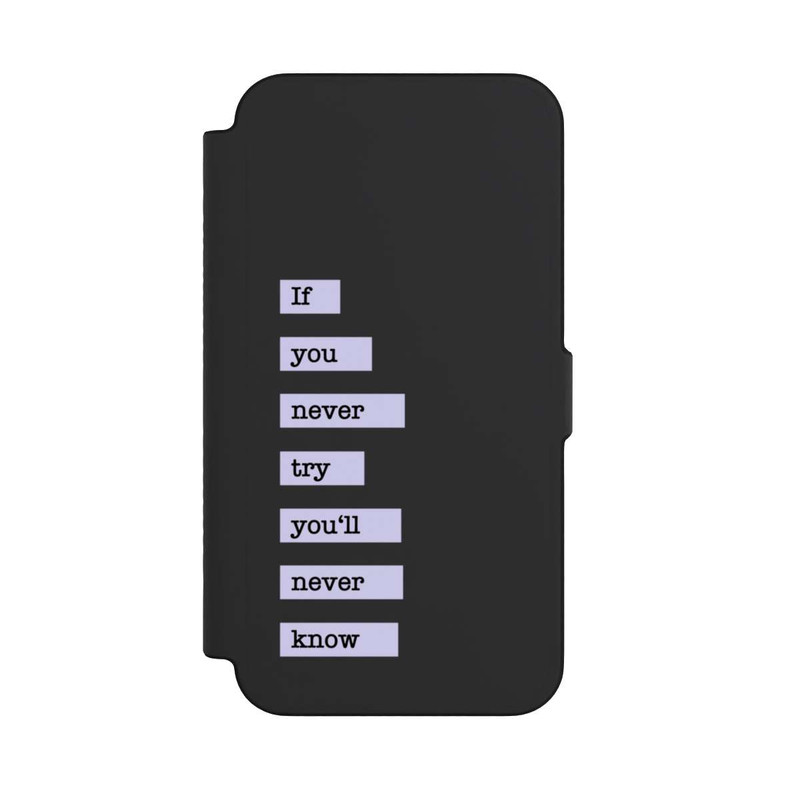 iPhone 12 Pro Max NIVOflip If You Try Blue Transparent