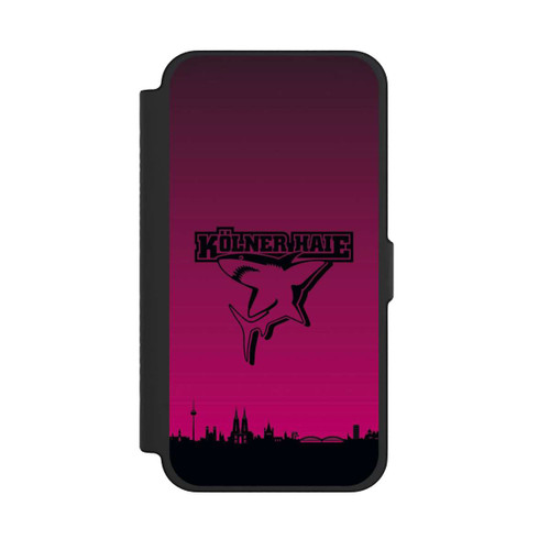 Apple iPhone 12 Pro Max NIVOflip Kölner Haie Skyline Pink