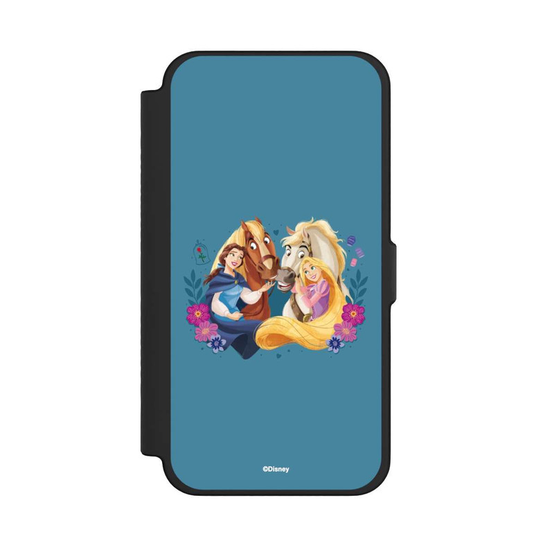 iPhone 12 Pro Max NIVOflip Disney Prinzessinnen Belle and Rapunzel mit Pferden
