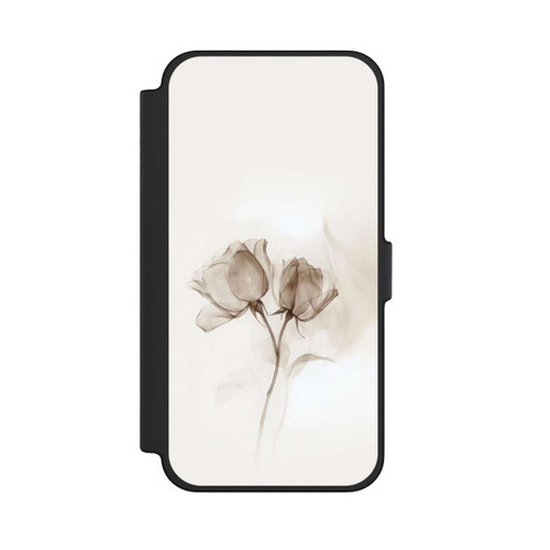 Apple iPhone 12 Pro Max NIVOflip Braune Rose Blume Nebel