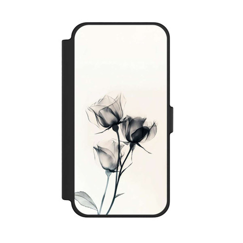 Apple iPhone 12 Pro Max NIVOflip Schwarze Blume