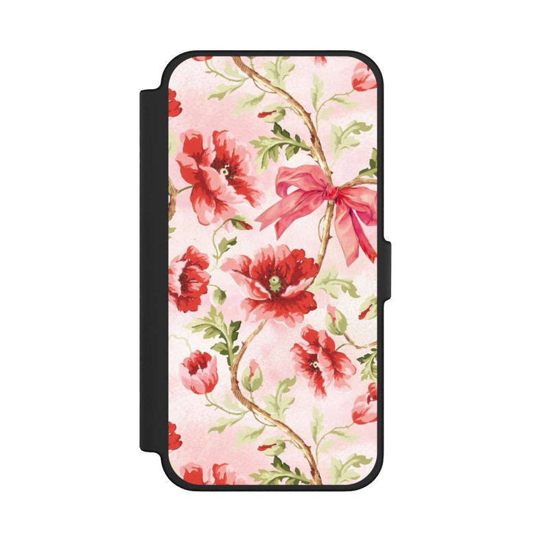 iPhone 12 Pro Max NIVOflip Poppies Pattern Pink
