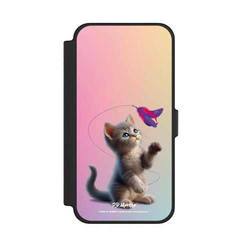 Apple iPhone 12 Pro Max NIVOflip Playing Cat with Feather