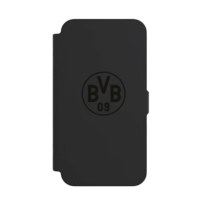 iPhone 12 Pro Max NIVOflip BVB Logo Schwarz Transparent