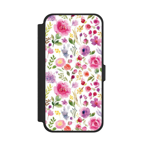 Apple iPhone 12 Pro Max NIVOflip Roses Flowers Purple