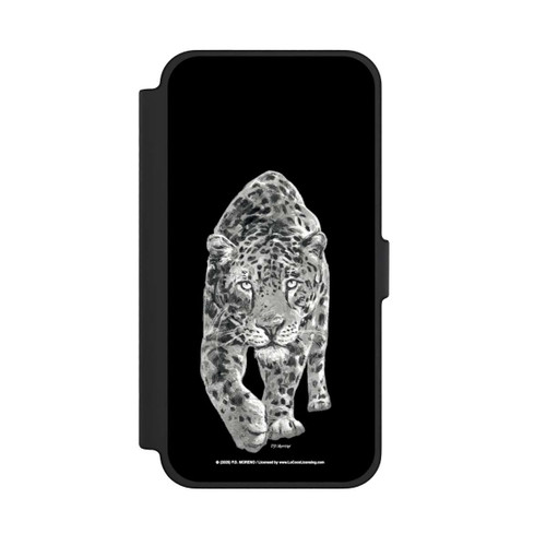 Apple iPhone 12 Pro Max NIVOflip Leopard Schwarz