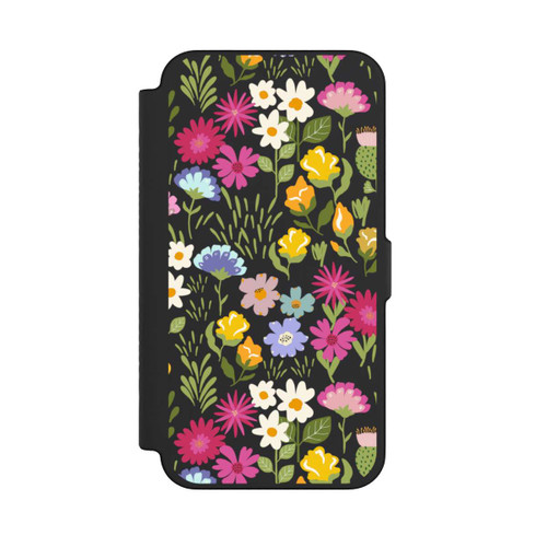 Apple iPhone 12 Pro Max NIVOflip Bunte Sommerblumen Transparent
