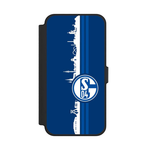 Apple iPhone 12 Pro Max NIVOflip Schalke 04 Skyline Blau