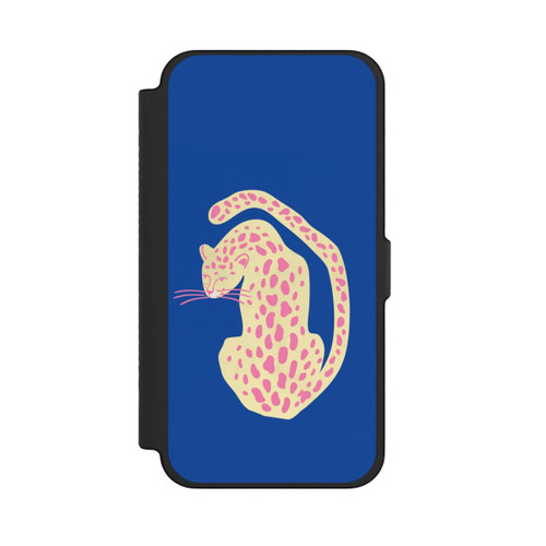 Apple iPhone 12 Pro Max NIVOflip Blue Pink Cat