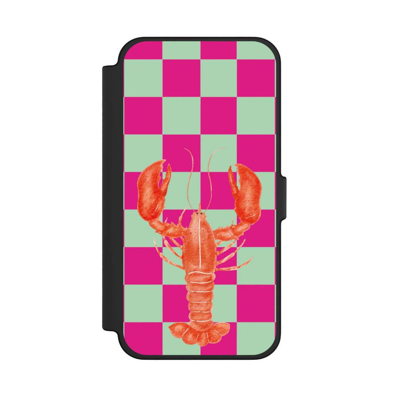iPhone 12 Pro Max NIVOflip Pink Checkers Lobster