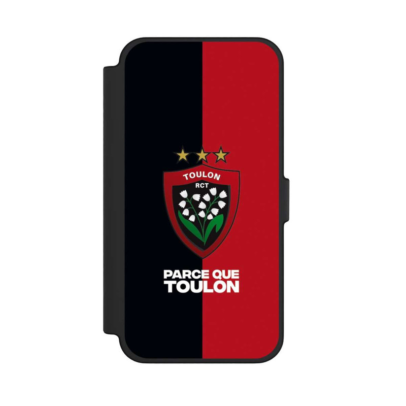 iPhone 12 Pro Max NIVOflip RCT Logo Rouge Noir