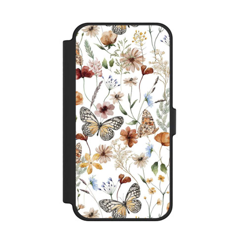 Apple iPhone 12 Pro Max NIVOflip Wildflowers and Butterflies Pattern