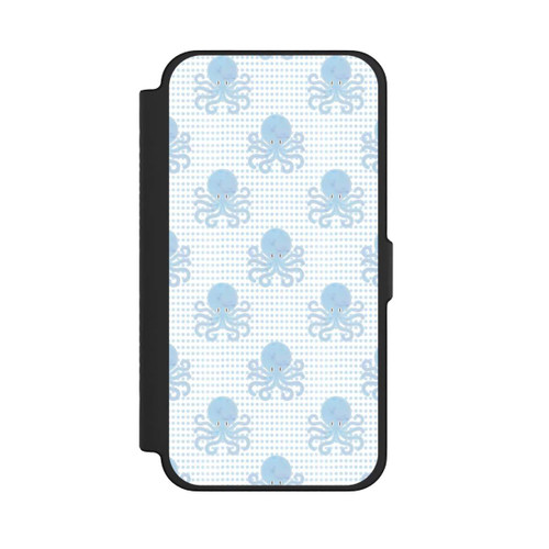 Apple iPhone 12 Pro Max NIVOflip Blue Watercolor Octopus