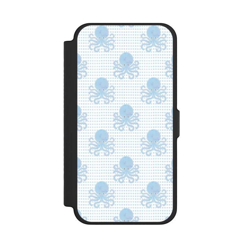 iPhone 12 Pro Max NIVOflip Blue Watercolor Octopus