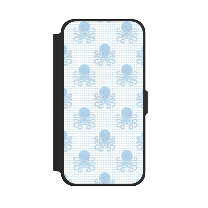 iPhone 12 Pro Max NIVOflip Blue Watercolor Octopus