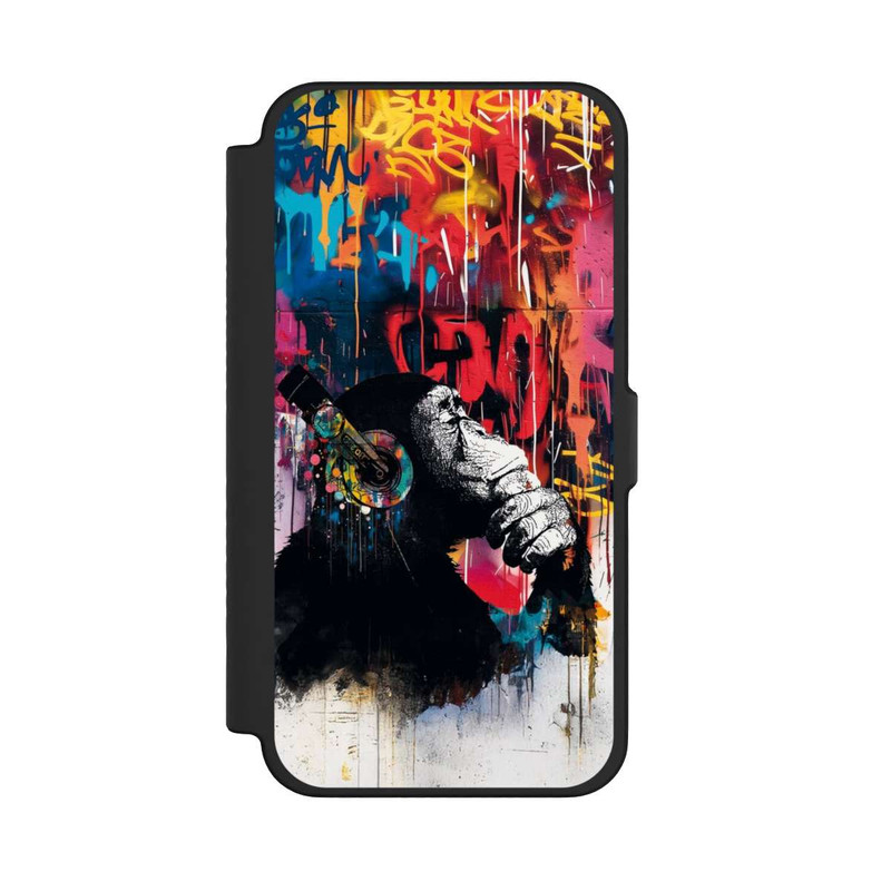 iPhone 12 Pro Max NIVOflip Chimp Blue Streetart