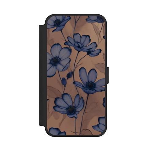 Apple iPhone 12 Pro Max NIVOflip Flowers Negativ Pattern with AI