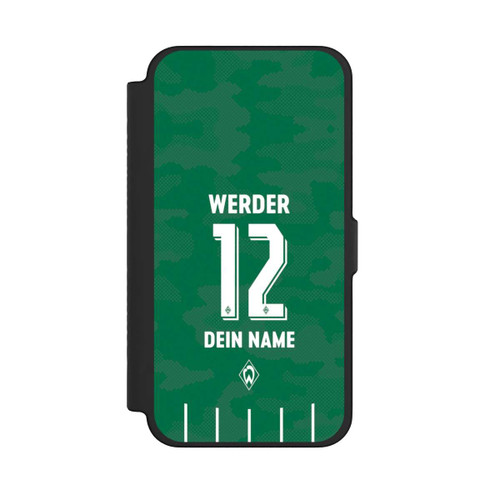 Apple iPhone 12 Pro Max NIVOflip Werder Bremen Trikot Personalisierbar 25-26