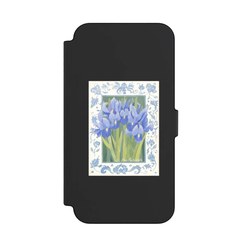 iPhone 12 Pro Max NIVOflip Blue Iris, by Jennifer Abbott