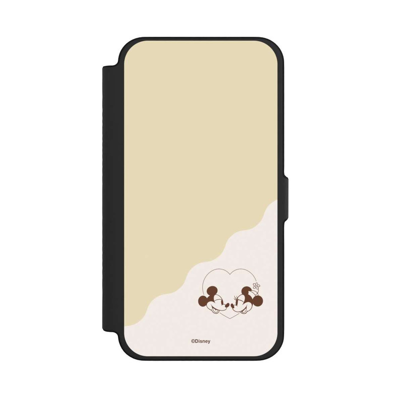 iPhone 12 Pro Max NIVOflip Mickey and Minnie Love Heart Beige
