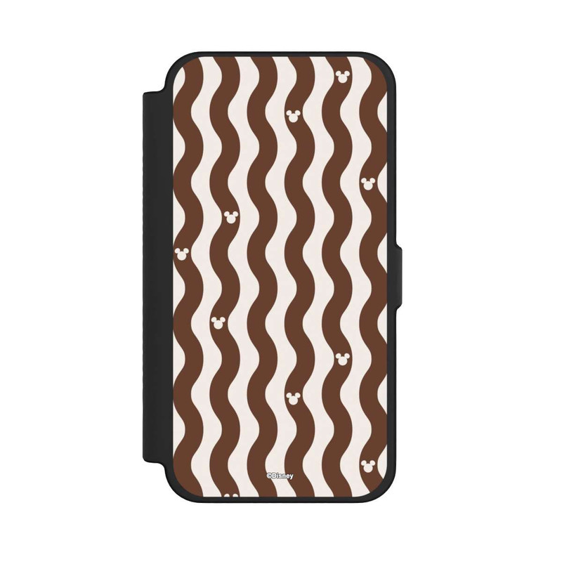 iPhone 12 Pro Max NIVOflip Mickey Mouse Brown Pattern Waves