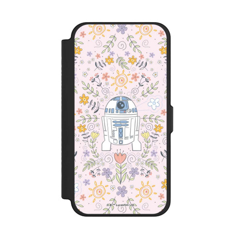 Apple iPhone 12 Pro Max NIVOflip R2D2 Blumen Muster