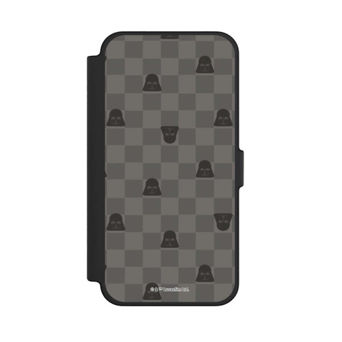 Apple iPhone 12 Pro Max NIVOflip Darth Vader Schachbrettmuster Schwarz