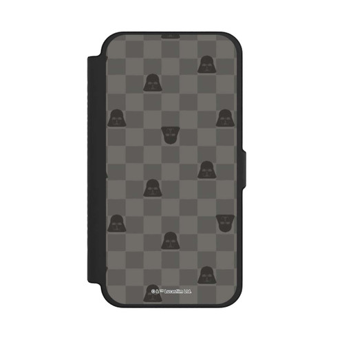 Apple iPhone 12 Pro Max NIVOflip Darth Vader Schachbrettmuster Schwarz