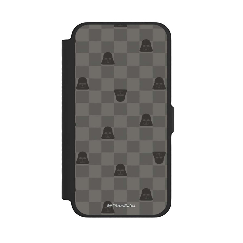 iPhone 12 Pro Max NIVOflip Darth Vader Schachbrettmuster Schwarz